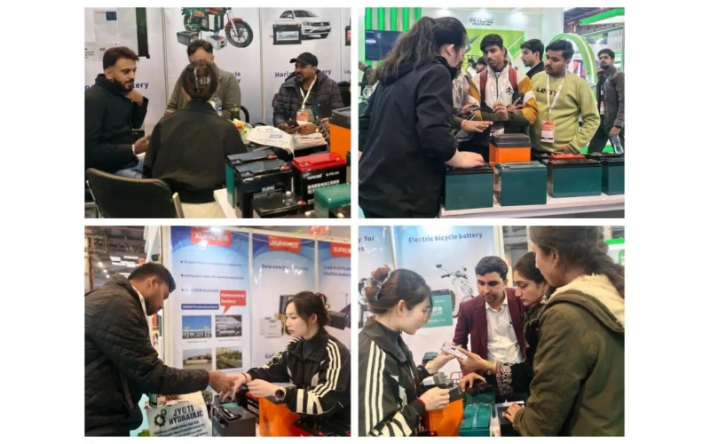 火爆開幕！旭派電池閃耀印度國際電動車展，D179展位人氣爆棚！